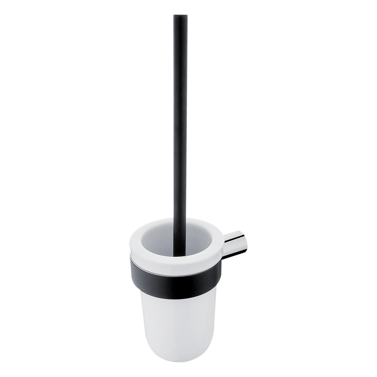 Toilet brush, matte black handle