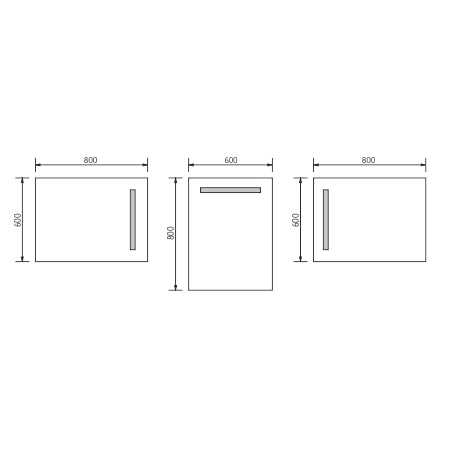 600x800-as LED-es tükör