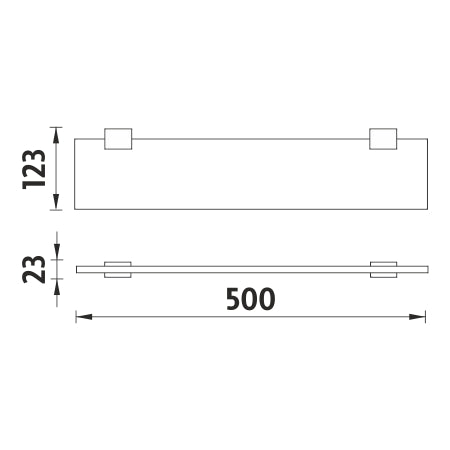 Polc, 50 cm