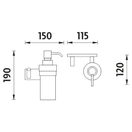 Hook with dispenser