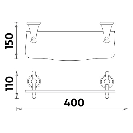 Polc, 40 cm