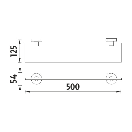 Polc, 50 cm