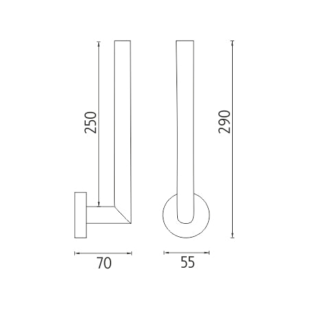 Spare toilet paper holder