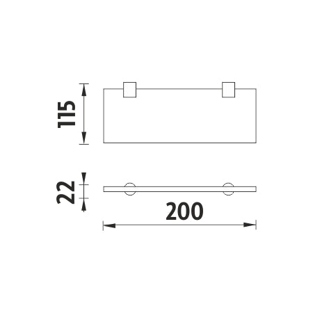 Shelf suitable for MOBIL