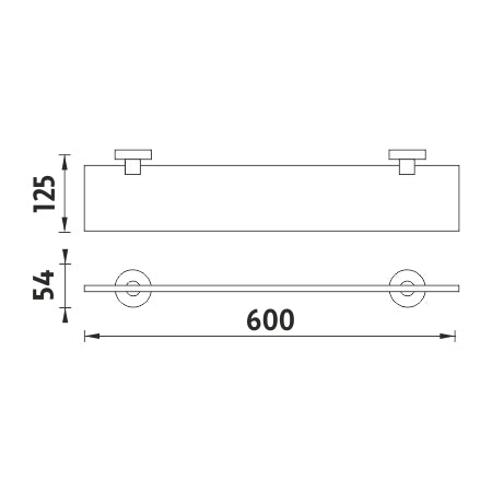 Polc, 60 cm