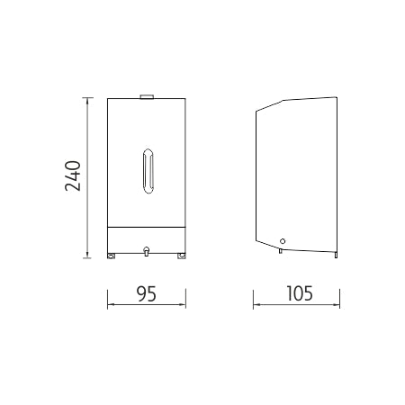 Dispenser for hand sanitizer or liquid soap
