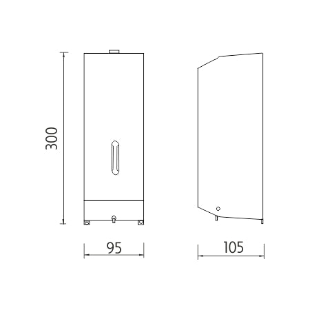 Dispenser for hand sanitizer or liquid soap