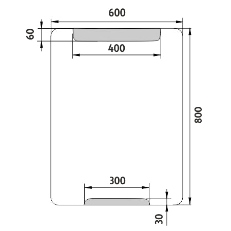 600x800-as LED-es tükör